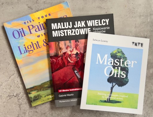 Zdjęcie oferty: Zestaw książek do malowania farbami olejnymi 