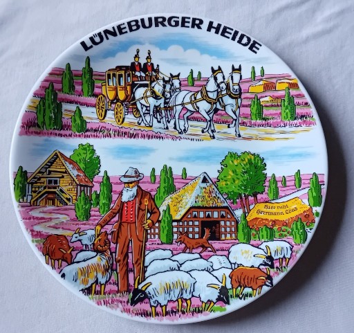 Zdjęcie oferty: Ciekawy talerz ze scenkami rodzajowymi Bavaria
