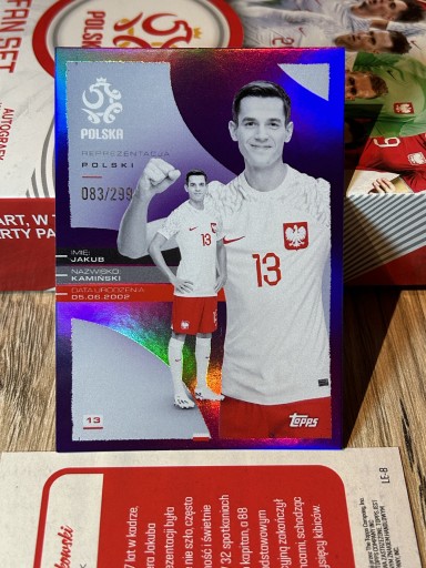 Zdjęcie oferty: Topps Polska Jakub Kamiński limit 83/299