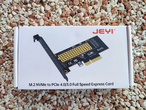 Zdjęcie oferty: Adapter SSD m.2 NVMe PCIe 4.0, 3.0 x4 x8 x16. JEYI