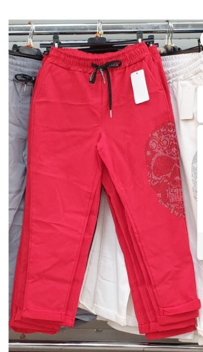 Zdjęcie oferty: Spodnie czerwone od s do xl z czaszka