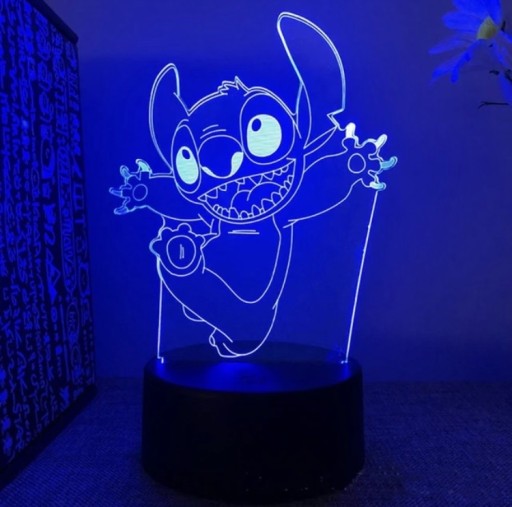 Zdjęcie oferty: Lampka figurka Lilo Stitch 3D Led nocna na prezent