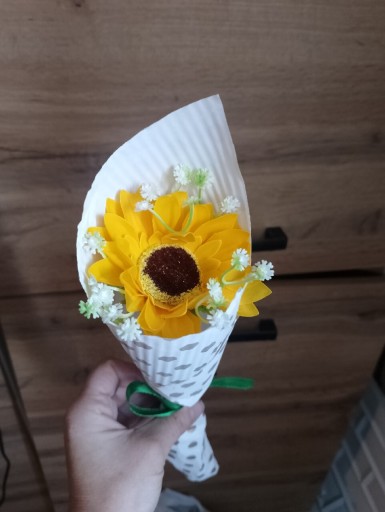 Zdjęcie oferty: Słonecznik mydlany na dzień nauczyciela podziękowanie 