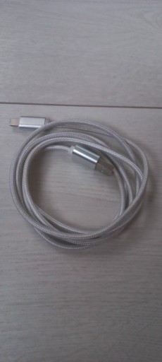 Zdjęcie oferty: KABEL IPHONE USB ŁADOWARKA OPLOT Biały 1,5M