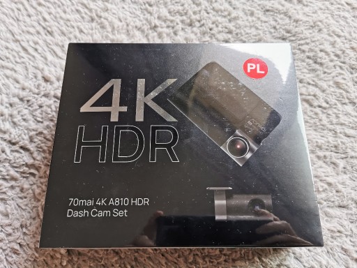 Zdjęcie oferty: Wideorejestrator 70MAI 4K A810 + Kamera Tylna RC12 HDR  NOWE