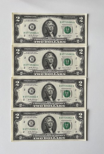 Zdjęcie oferty: Banknot USA 2 dolary z 2017r. UNC