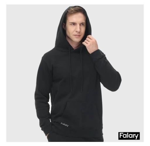Zdjęcie oferty: FALARY Męska bluza czarna z kapturem XL