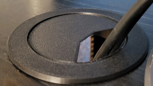 Zdjęcie oferty: Organizer kabli biurkowy meblowy 40–80 mm | różne kolory i wykończenia