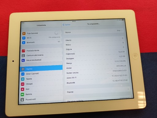 Zdjęcie oferty: Apple iPad 3 A1416 1 GB / 16 GB