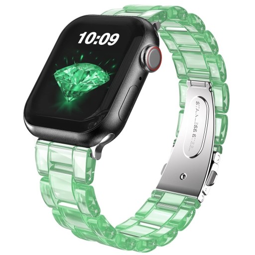 Zdjęcie oferty: Przezroczysta bransoletka z żywicy do Apple watch 