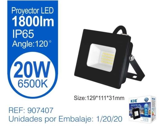 Zdjęcie oferty: Naświetlacz LED 20W 6500K 1800lm - PROYECTOR LED 