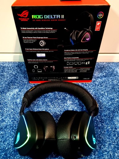 Zdjęcie oferty: ASUS ROG Delta II - Słuchawki bezprzewodowe PC / Xbox / Ps4 / Ps5