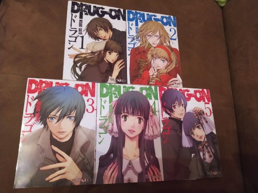 Zdjęcie oferty: Komplet Manga Drug On tomy 1-5