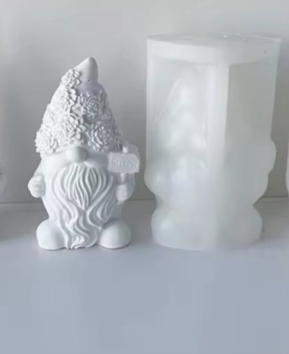 Zdjęcie oferty: KRASNAL GNOM z Tabliczką forma silikonowa 9.5*5.5 do Świec Wosku Odlewów 