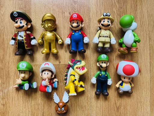 Zdjęcie oferty: Duży zestaw figurki Super Mario Bros Luigi