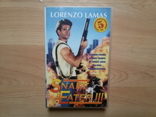 Zdjęcie oferty: ZJADACZ WĘŻY SNAKE EATER 3 III 1992 VHS PL Knapik