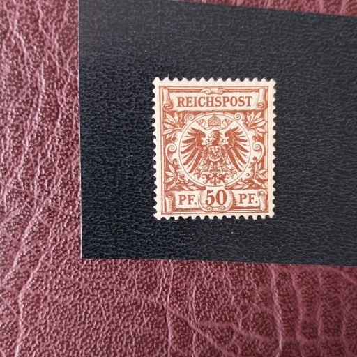 Zdjęcie oferty: 1889 Reich Post Orzeł w Koronie różany brąz