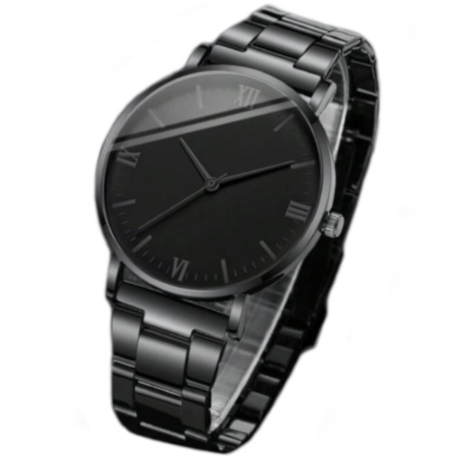 Zdjęcie oferty: Zegarek męski czarny Biznesowy + Bransoleta