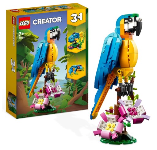 Zdjęcie oferty: LEGO 31136 Creator 3 w 1 Egzotyczna papuga