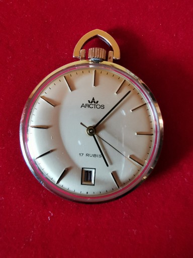 Zdjęcie oferty: ARCTOS złoty zegarek kieszonkowy 17 rubis 14k 