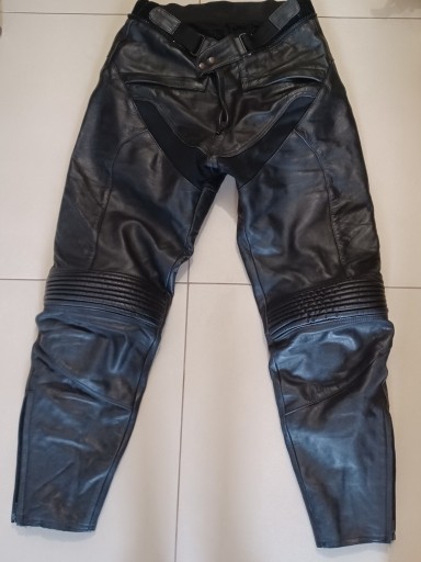 Zdjęcie oferty: Spodnie męskie motocyklowe skórzane 
