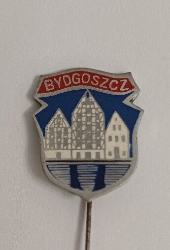 Zdjęcie oferty: Stara przypinka PRL Bydgoszcz emalia