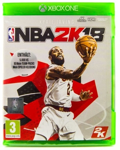 Zdjęcie oferty: NBA 2K18 XBOX ONE