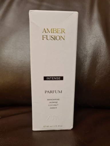 Zdjęcie oferty: Amber Fusion Intense Parfum Zara 80 ml
