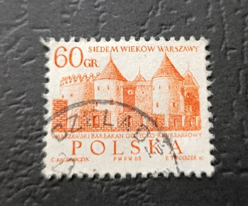 Zdjęcie oferty: Sprzedam znaczek pocztowy Polska Warszawa siedem wieków PRL 1965