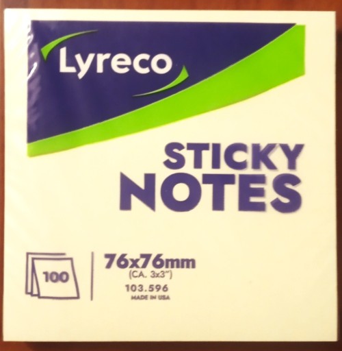 Zdjęcie oferty: Karteczki samoprzylepne 76x76mm Sticky Notes