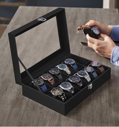 Zdjęcie oferty: Pudełko na zegarki z 12 przegrodami