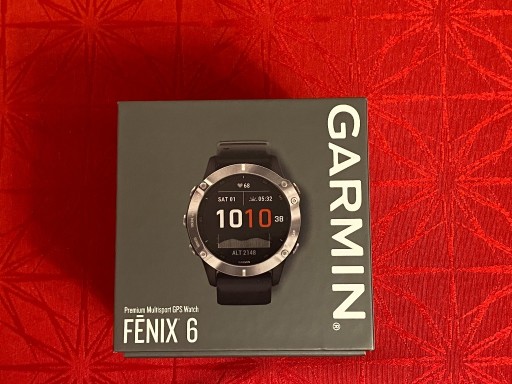 Zdjęcie oferty: Nowy zegarek sportowy Garmin Fenix 6 srebrny