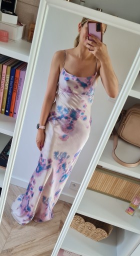 Zdjęcie oferty: Satynowa sukienka maxi Zara XS NOWA