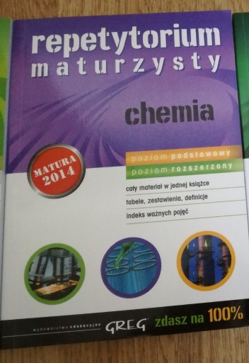 Zdjęcie oferty: Repetytorium maturzysty. Chemia greg