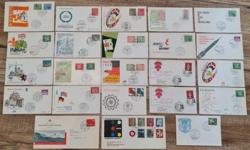 Zdjęcie oferty: NIEMCY FDC 1961-1969 23 SZT