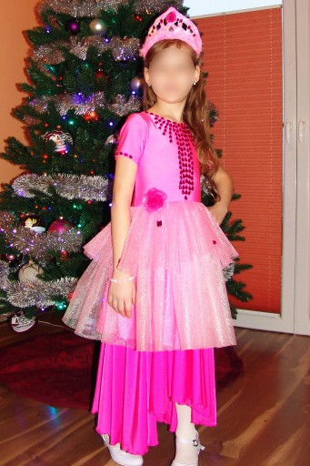 Zdjęcie oferty: Sukienka przebranie karnawał Księżniczka Barbie128