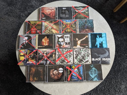 Zdjęcie oferty: Płyty CD metal: CoB, Arch Enemy, Manson I in e