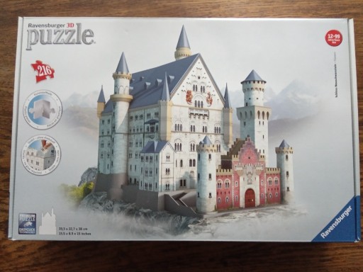 Zdjęcie oferty: Ravensburger Puzzle 3D - 216 elementów - Zamek