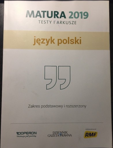 Zdjęcie oferty: Testy i arkusze maturalne - język polski