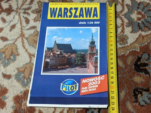 Zdjęcie oferty: Mapa Warszawa, 2003, duża