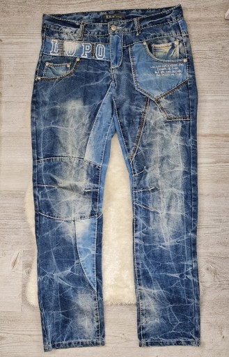 Zdjęcie oferty: Spodnie Jeans Kosmo Lupo Rozmiar 34 Niebieskie 