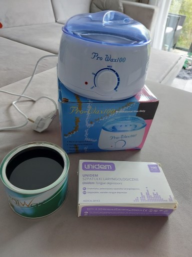 Zdjęcie oferty: Podgrzewacz do wosku, wosk azulenowy
