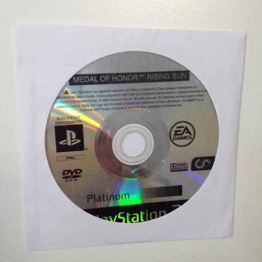 Zdjęcie oferty: Medal of Honor Rising Sun PS2 Platinum używana