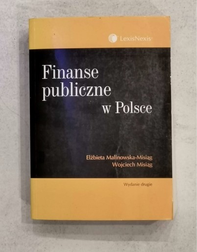 Zdjęcie oferty: Finanse publiczne w Polsce Elzbieta Malinowska