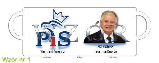 Zdjęcie oferty: Kubek Prez. L. Kaczyński, Prezes J. Kaczyński-PiS