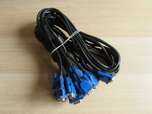 Zdjęcie oferty: 5x przewód VGA DSUB-15 1,5m kabel monitora