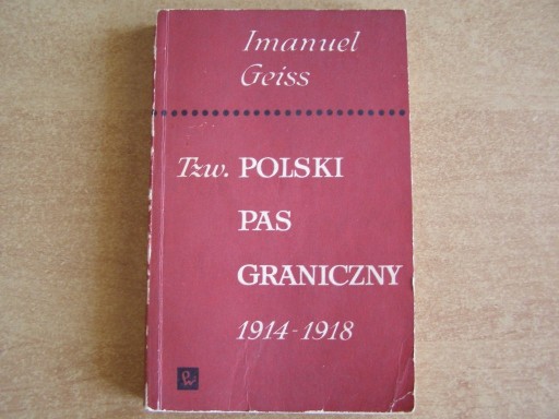 Zdjęcie oferty: TZW POLSKI PAS GRANICZNY 1914 - 1918