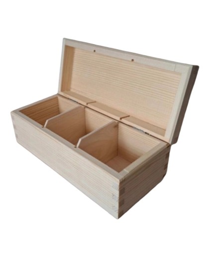 Zdjęcie oferty: Nowe drewniane pudełko na herbatę prezent skrzynka