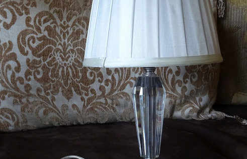 Zdjęcie oferty: Lampa stołowa CRYSTAL 33 cm
