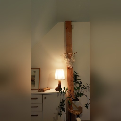 Zdjęcie oferty: lampa drewniana, lampka nocna 